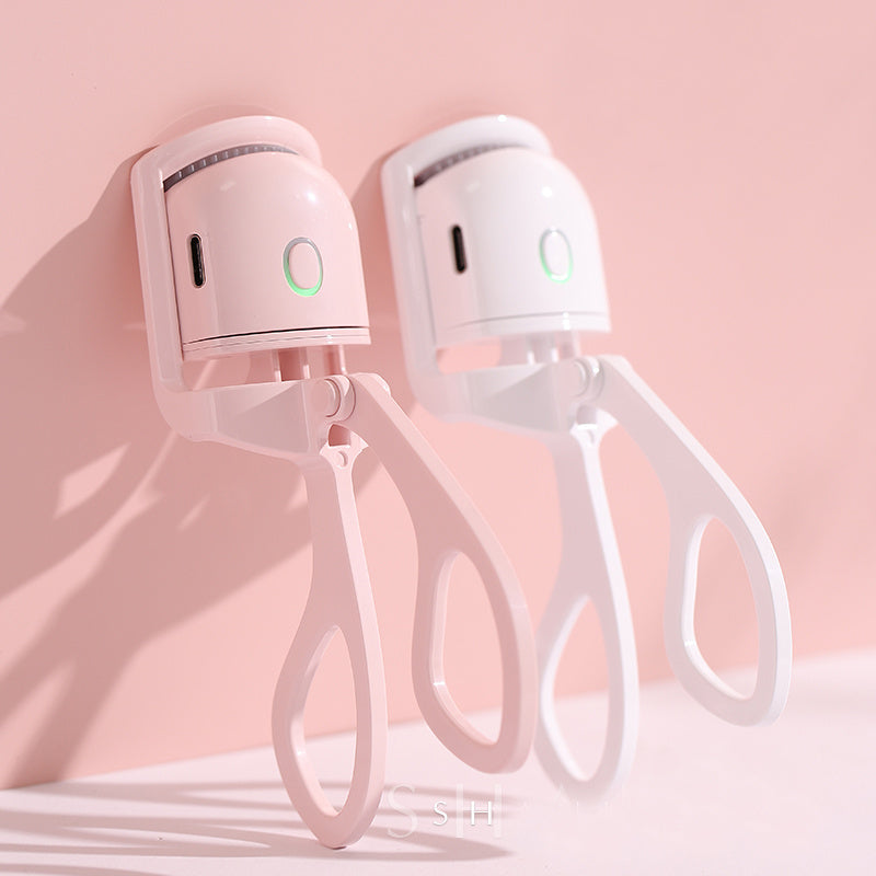 Rechargeable Heated Eyelash Curler - Portable Electric Comb for Long-Lasting Curls